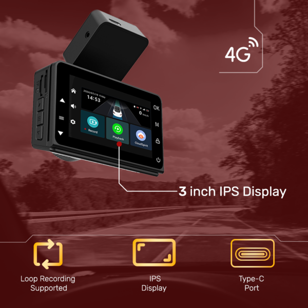 A3 Dual-Lens Dashcam - Image 3