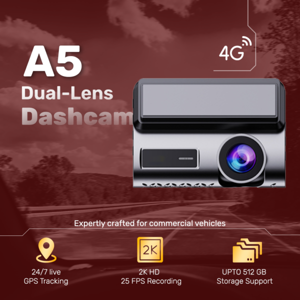 A5 Dual-Lens Dashcam