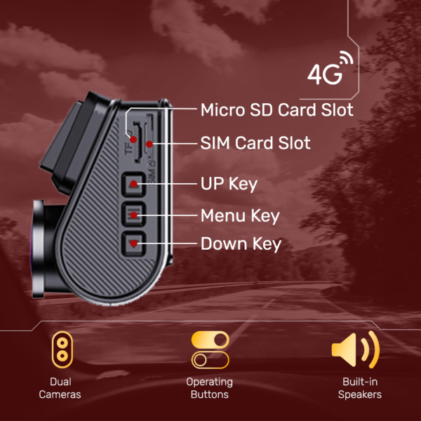 A5 Dual-Lens Dashcam - Image 3