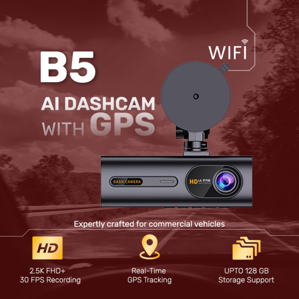 B5 AI Dashcam With GPS