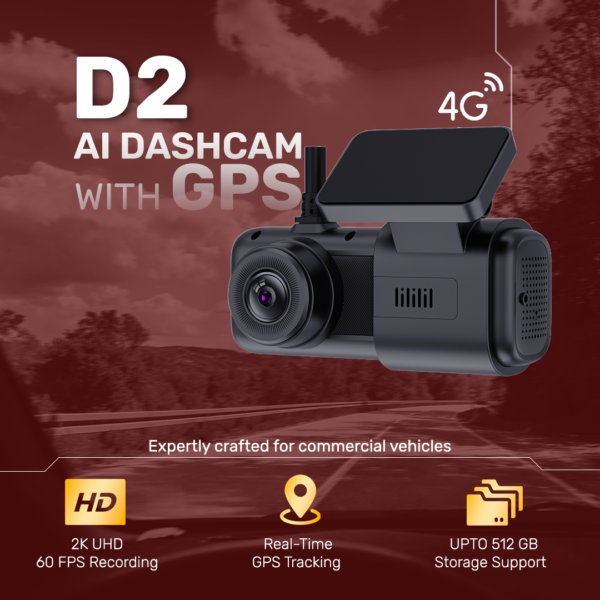 D2 AI Dashcam With GPS