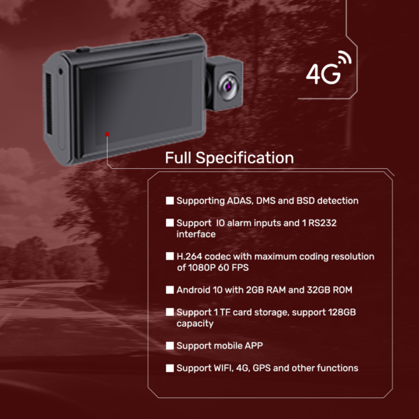 D3 4G Mini Dashcam - Image 2