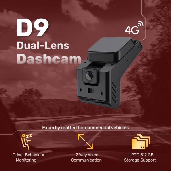 D9 Dual Lens Dashcam