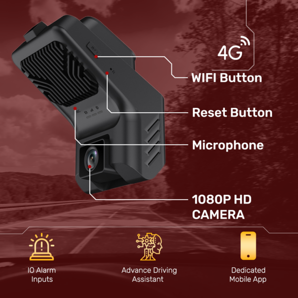 D9 Dual Lens Dashcam - Image 2