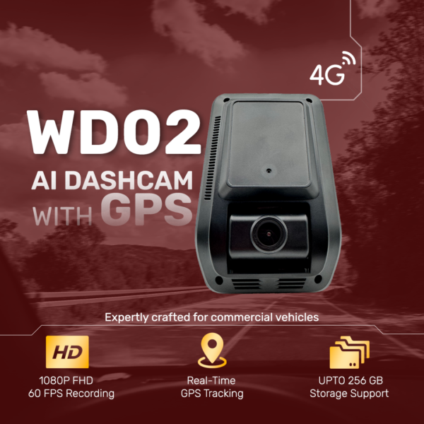 WD02 AI Dashcam with GPS