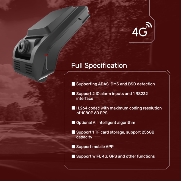 WD02 AI Dashcam with GPS - Image 2